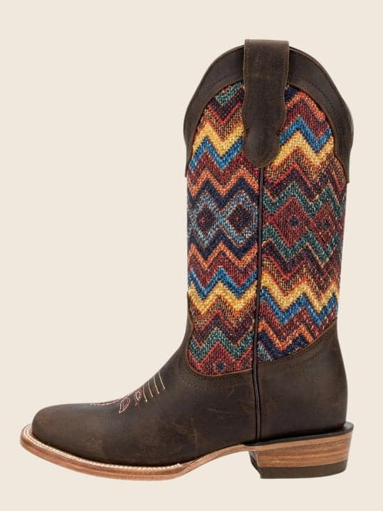 Bota Tubo Zig-Zag Colores